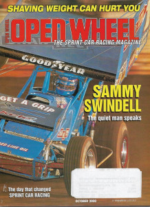 OPEN WHEEL 2000 OCT - SAMMY SWINDELL, TAKING RACE PHOTOS, CRITTER MALONE